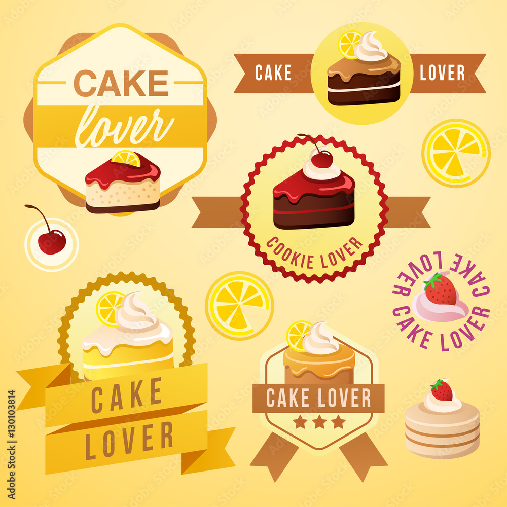 Cake Elements : Vector Illustration 