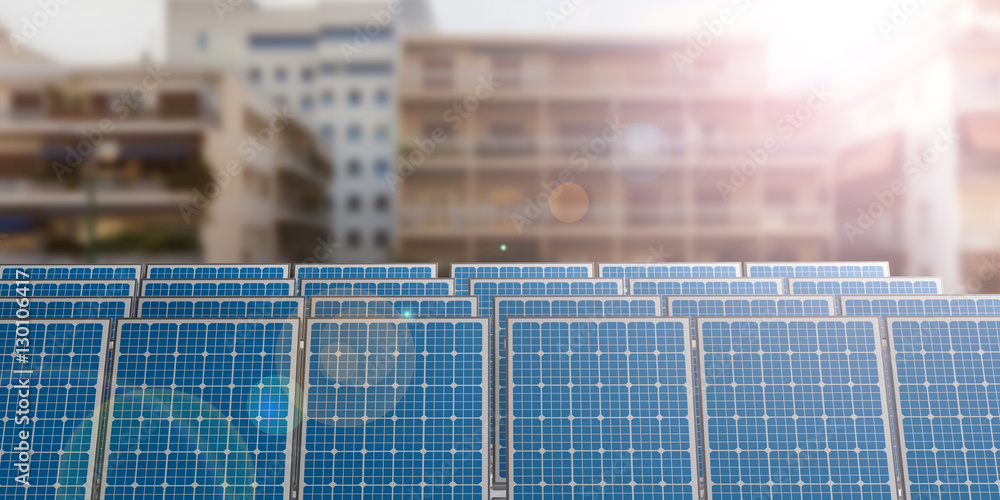 Solar panels. 3d illustration Solar panels. 3d illustration