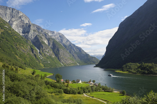 Naeroyfjorden, near Bakka, Sogn og Fjordane photo