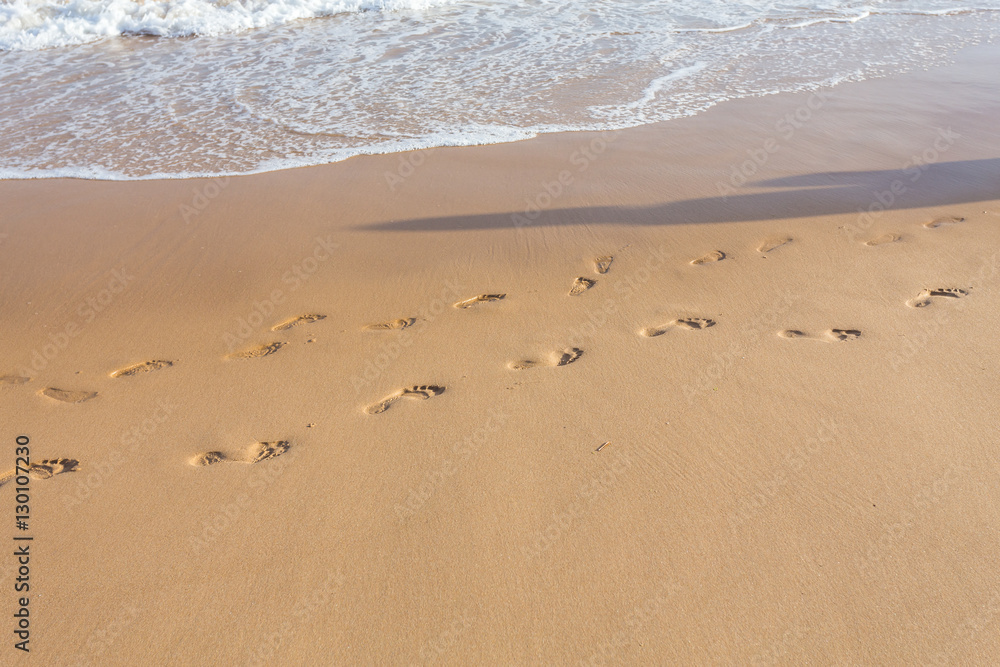 Footprints in the sand Footprints in the sand