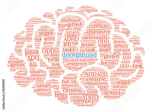 Disorganized Word Cloud