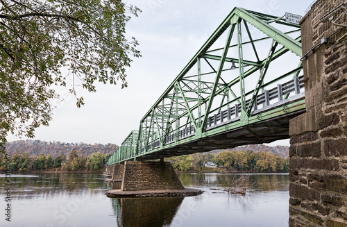 Uhlerstown-Frenchtown Bridge over the Delaware River Connecting photo