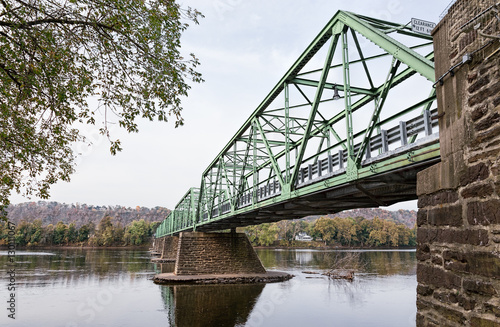Uhlerstown-Frenchtown Bridge over the Delaware River Connecting
