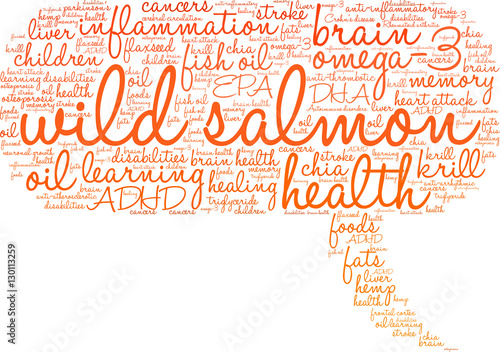 Wild Salmon Word Cloud