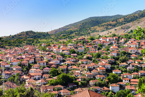 Isolated church standing on a hill in Republic of Macedonia.