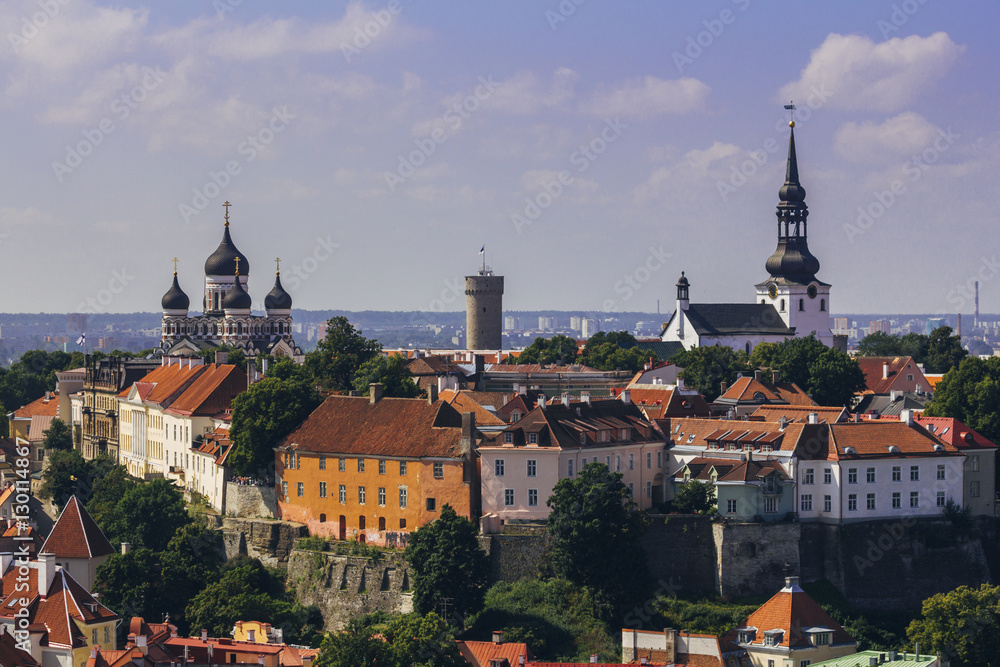 Obraz premium Tallin city view