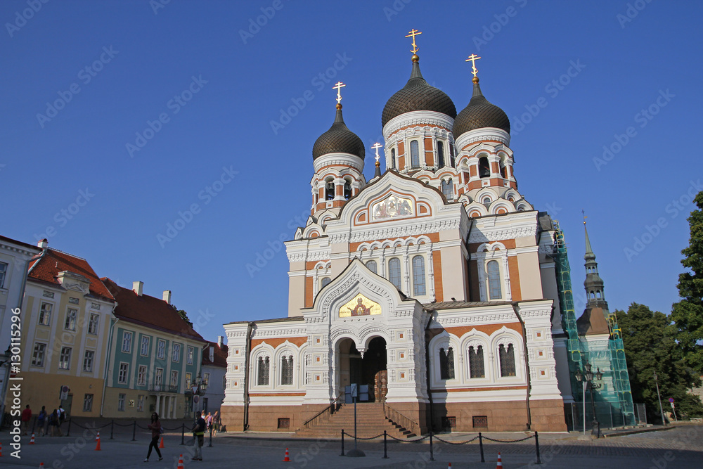 Alexander Nevsky cathedral in Tallinn, Estonia