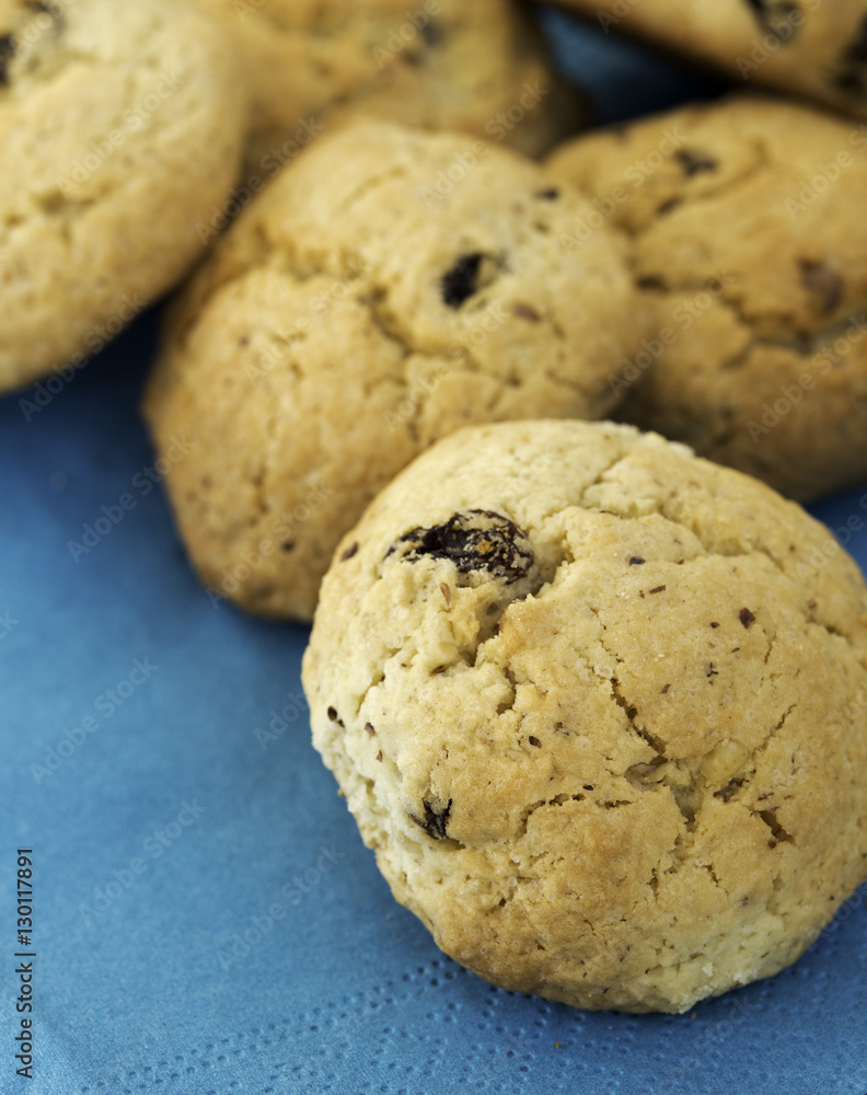 Cookies on the wooden background Cookies on the wooden background