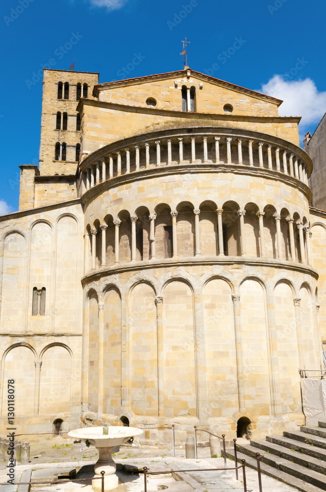 The apse, Church of Santa Maria della Pieve, Arezzo, Tuscany The apse, Church of Santa Maria della Pieve, Arezzo, Tuscany