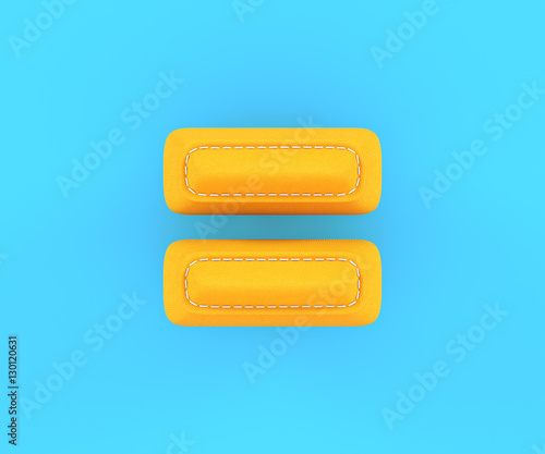 Leather yellow texture letter digit equal sum sing mark photo