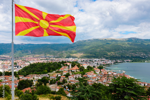 Ohrid. Jovan Kaneo Church at Lake Ohrid, Macedonia.