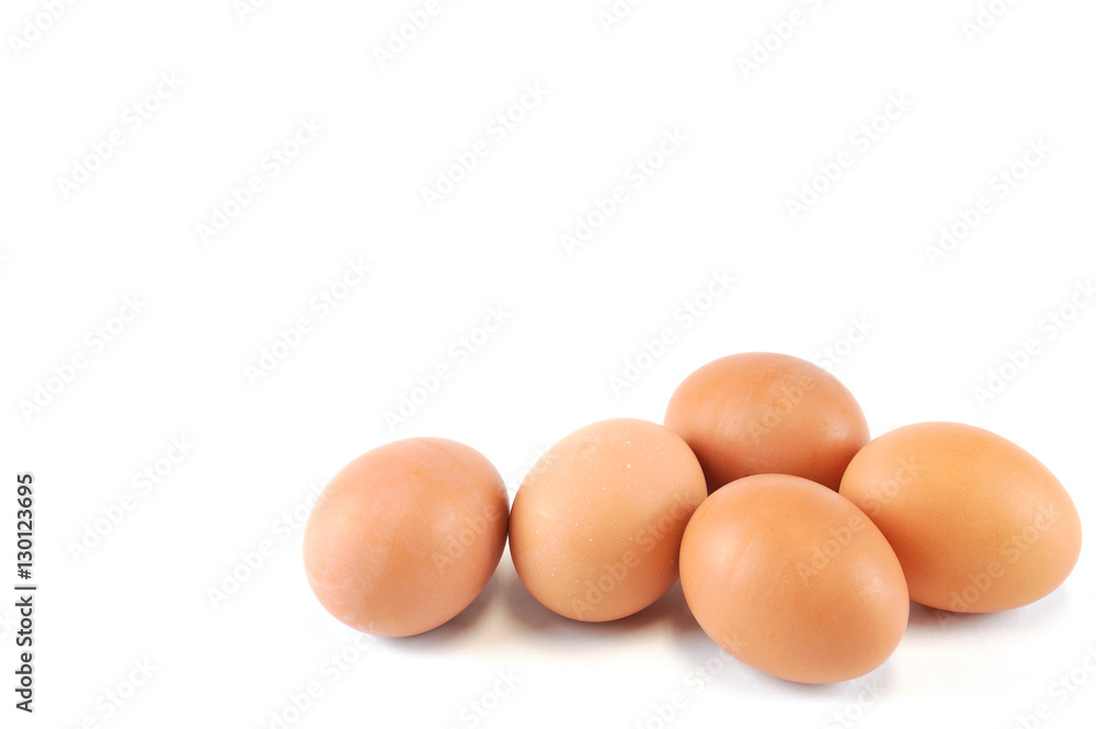 fresh chicken eggs isolated on white background fresh chicken eggs isolated on white background