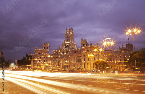 Palacio de Comunicaciones in Plaza de Cibeles, Madrid, Spain photo