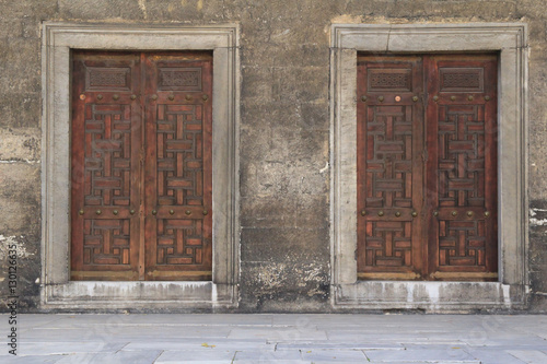 Osmanlı İkili Kapı Dekoru - Sultanahmet Avlusu © darkmedia