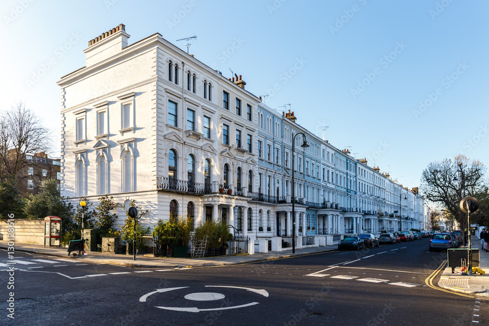 Obraz premium Droga Portobello w zimie