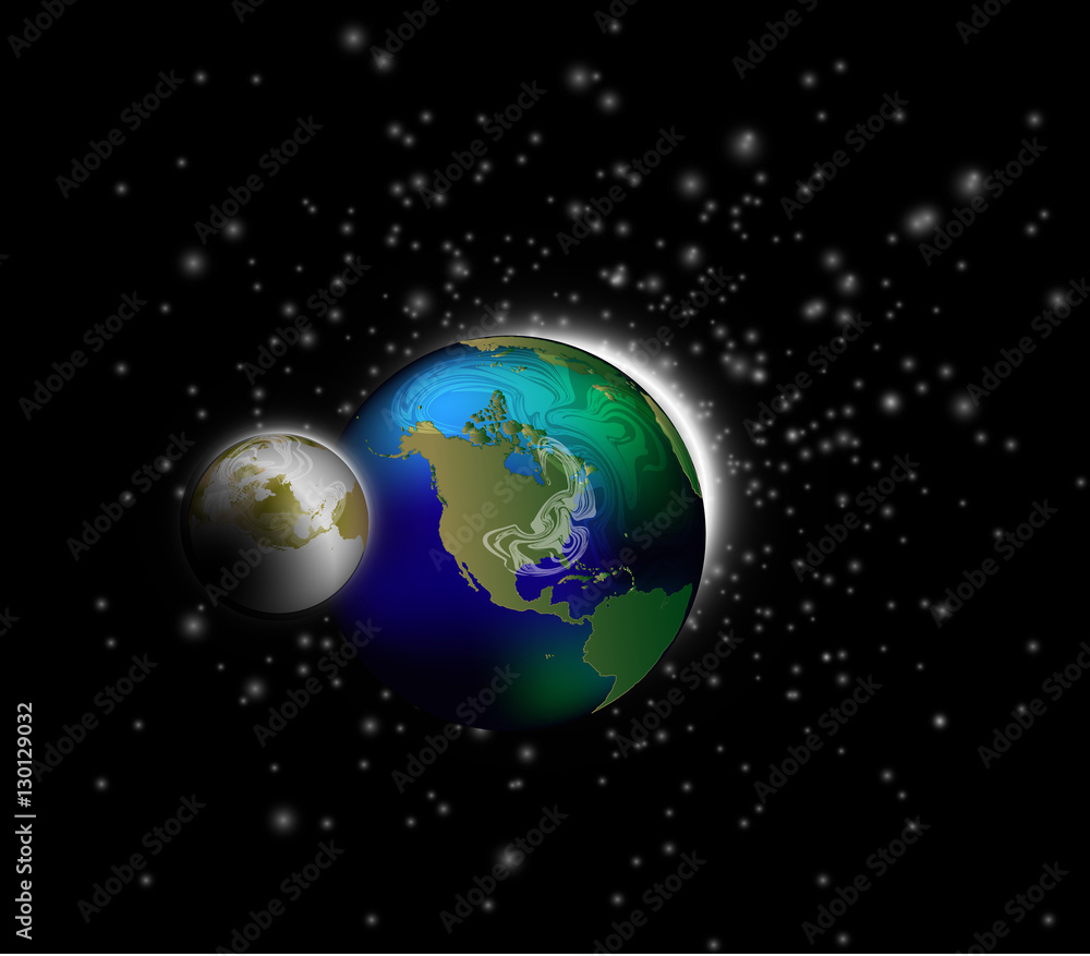 Planet earth in space
Planet earth in space