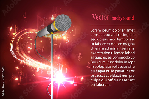vector graphics illustration image microphone