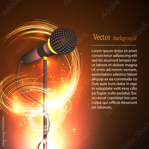 vector graphics illustration image microphone