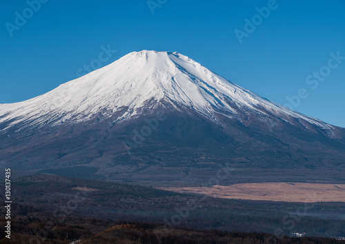 View of Fuji Mountain in winter