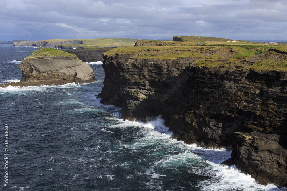 Cliffs on Loop Head, Kilrush, County Clare, Munster, Republic of Ireland Cliffs on Loop Head, Kilrush, County Clare, Munster, Republic of Ireland