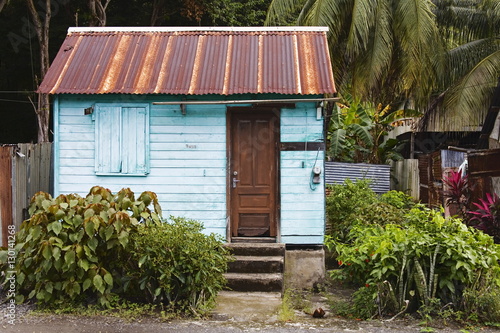 Wooden house, Prince Rupert Bay, Portsmouth, Dominica, Lesser Antilles, Windward Islands photo