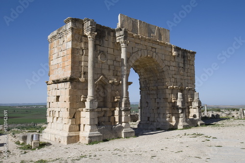 Wallpaper Mural Triumphal Arch ruin, Volubilis, Morocco Torontodigital.ca