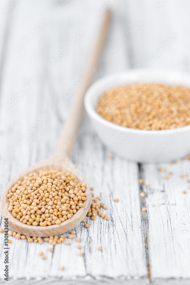 Portion of Seeds (Mustard) (selective focus) Portion of Seeds (Mustard) (selective focus)