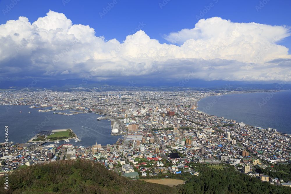Ropeway view, Hakodate City, Hokkaido Prefecture, Japan Ropeway view, Hakodate City, Hokkaido Prefecture, Japan