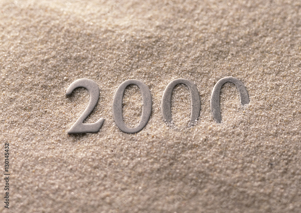 Fototapeta premium Year of 2000 image