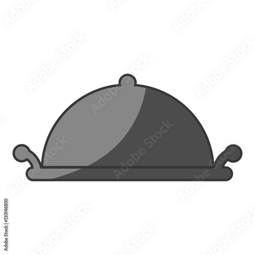 tray server isolated icon vector illustration design