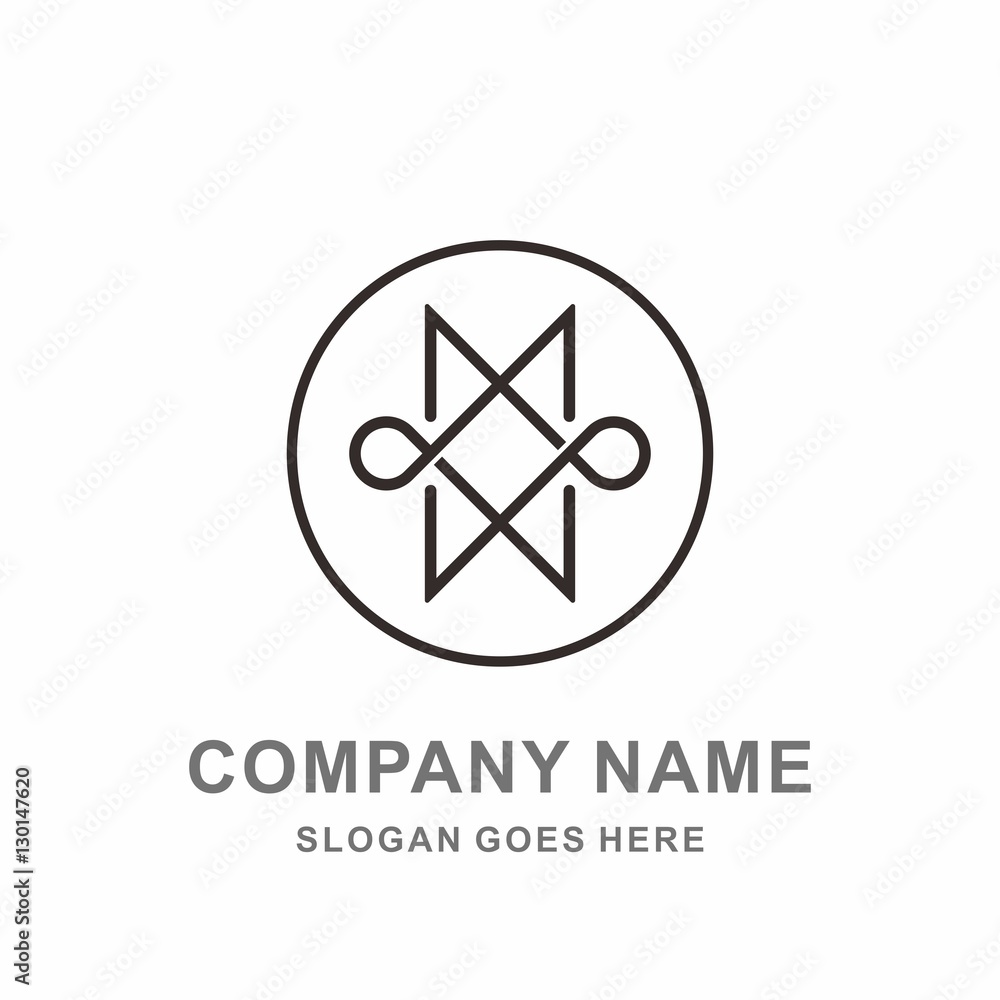 Monogram Letter M & W Geometric Reflection Outline Circle Fashion Apparel Business Company Stock Vector Logo Design Template Monogram Letter M & W Geometric Reflection Outline Circle Fashion Apparel Business Company Stock Vector Logo Design Template