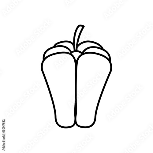 fresh vegetable isolated icon vector illustration design