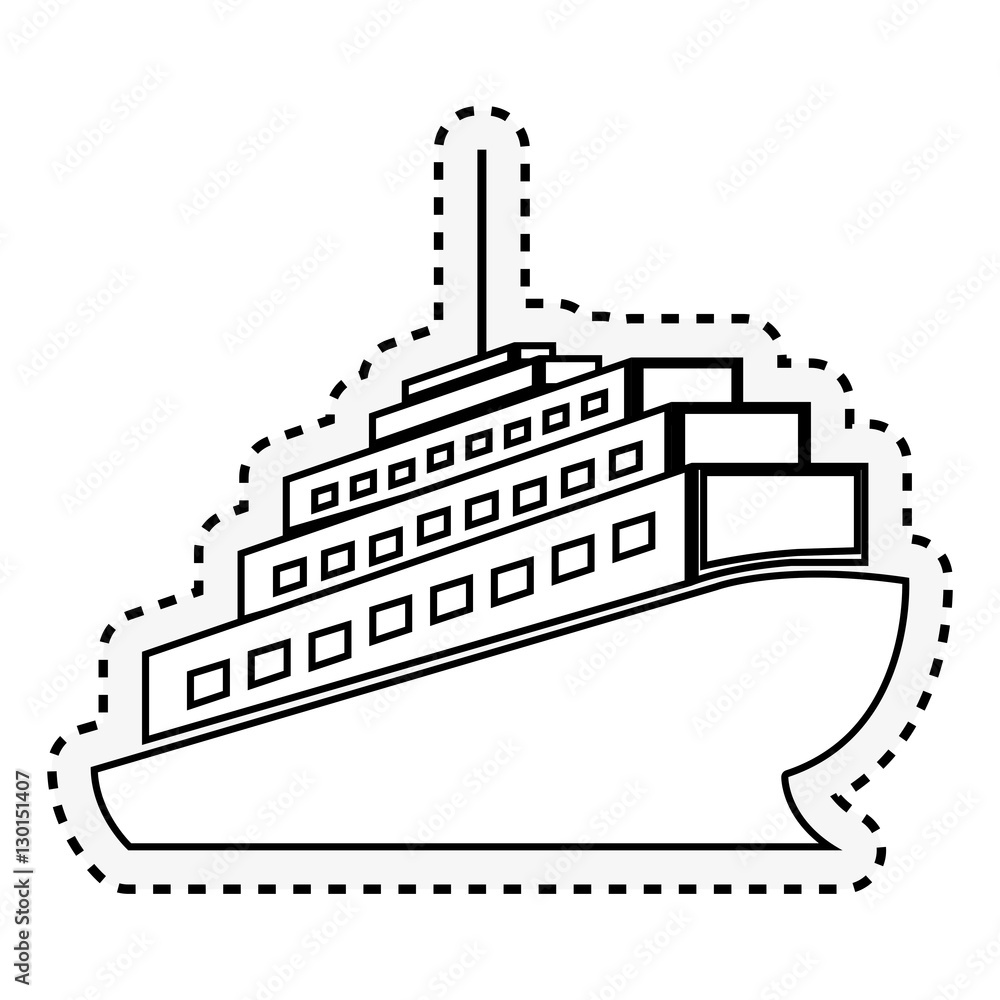 cruise ship isolated icon vector illustration design cruise ship isolated icon vector illustration design
