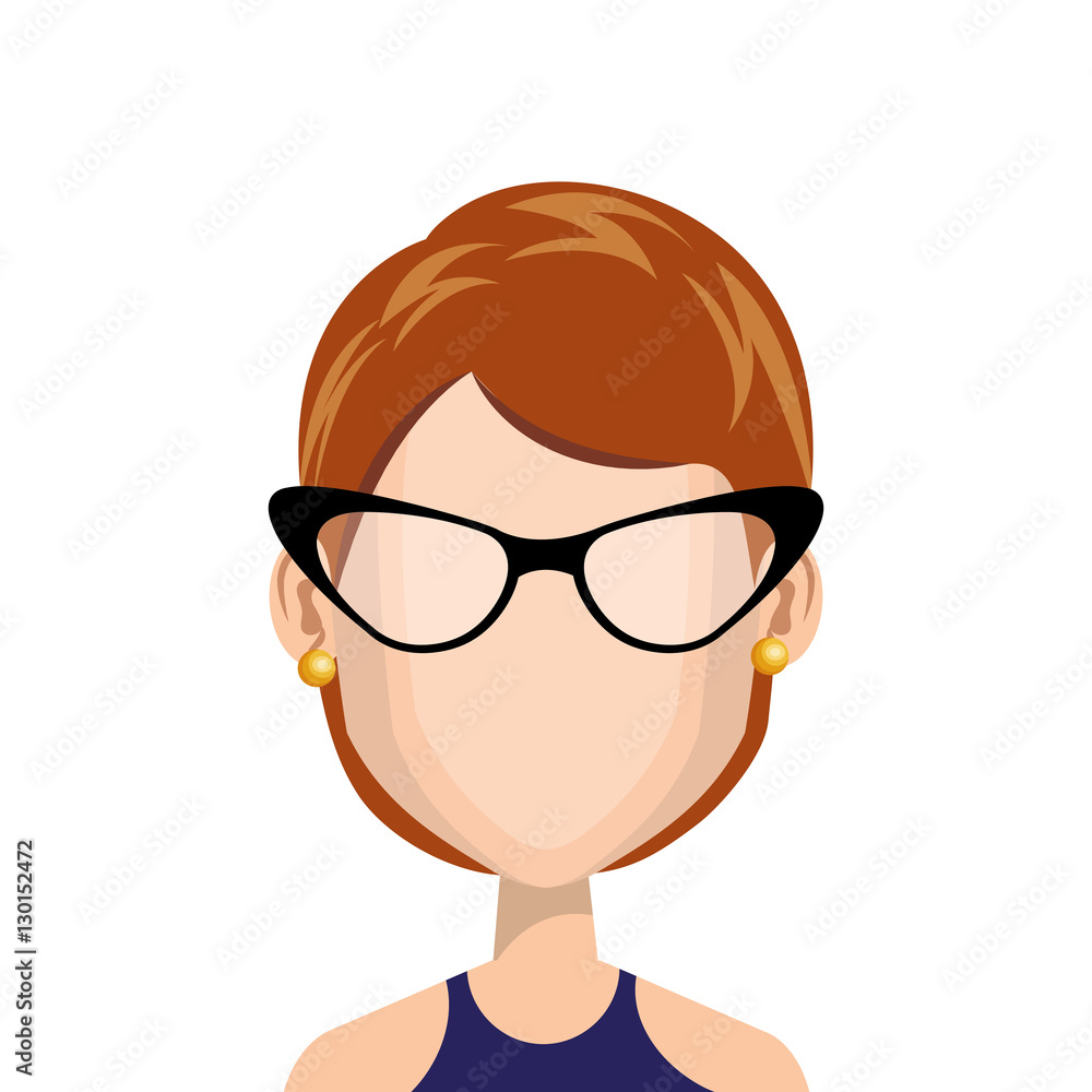 cute woman avatar casual vector illustration design cute woman avatar casual vector illustration design