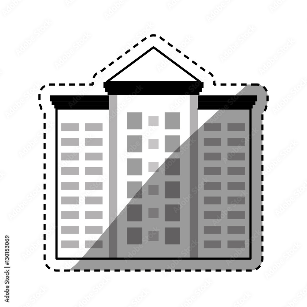 Urban city tower icon vector illustration graphic design Urban city tower icon vector illustration graphic design