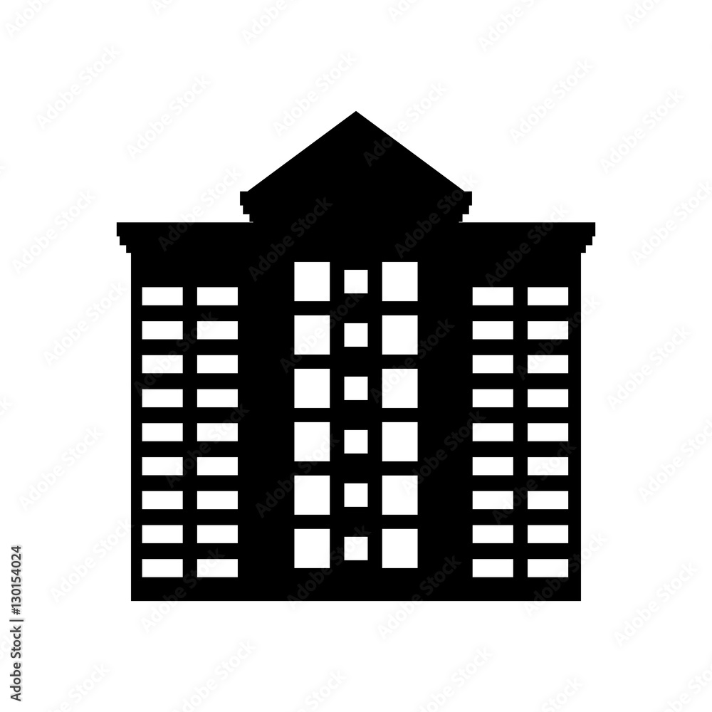 Urban city tower icon vector illustration graphic design Urban city tower icon vector illustration graphic design