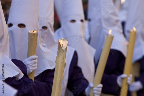 Semana Santa (Holy Week) celebrations, Malaga, Andalucia, Spain