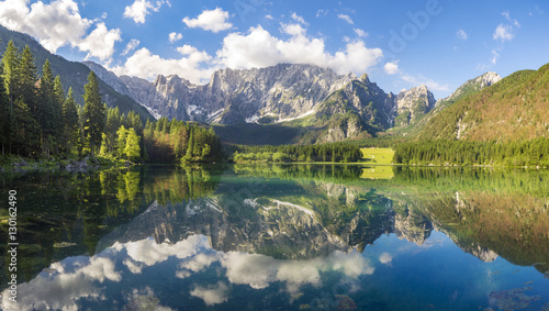 mountain lake in the Julian Alps  Italy