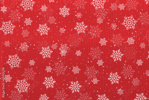 クリスマス　雪　和紙　背景