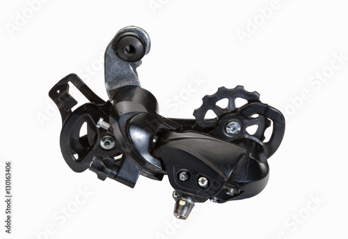 Tableau sur toile Bicycle rear gearshift isolated