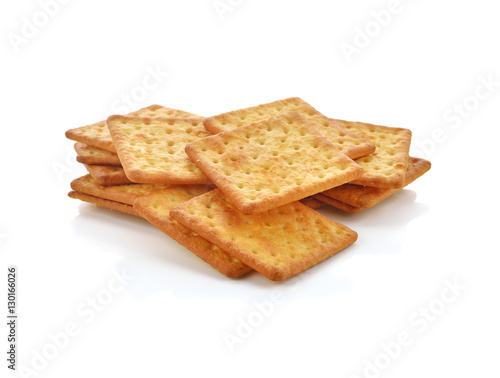 Cracker isolated on white