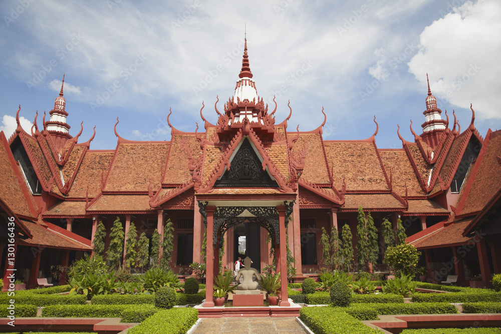Courtyard of National Museum, Phnom Penh, Cambodia