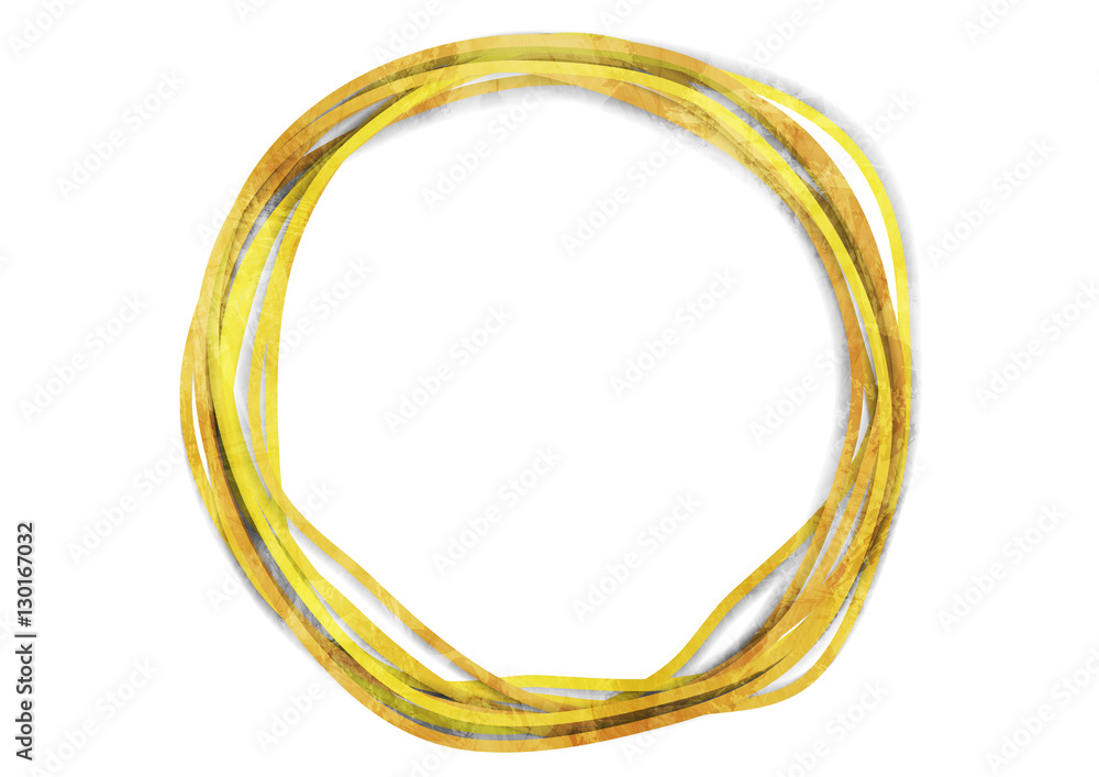 Golden grunge circles abstract background Golden grunge circles abstract background