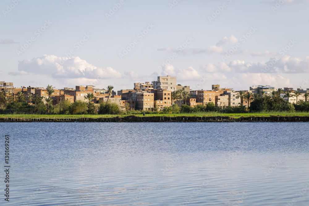 Coastline of the Nile river,Damietta,Egypt.. Coastline of the Nile river,Damietta,Egypt..