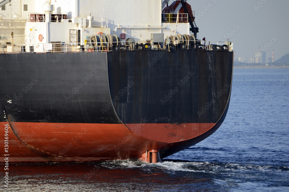 タンカーの船尾 Stock Photo Adobe Stock