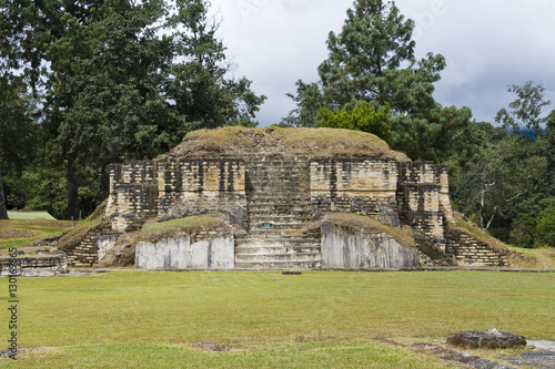 The ruins of Iximche near Tecpan, Guatemala photo