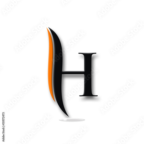 h, logo h, letter h, vector, icons, icon h, ribbon, font, symbol