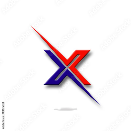 x, logo x, letter x, vector, icons, icon x, ribbon, font, symbol