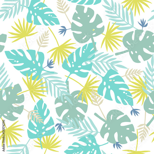 Exotic leaves pattern.