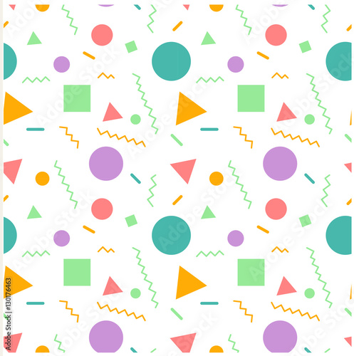 Seamless primitive geometric patterns of minimalism.